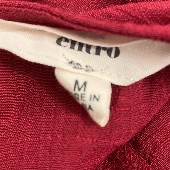 ENTRO Embroidered Boho Fall Top M - Picture 5 of 9